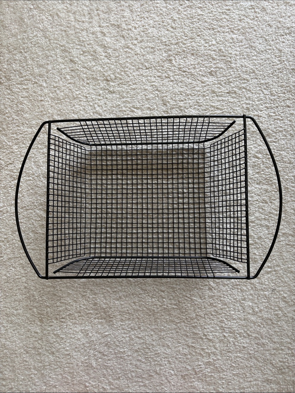 Black Wire Storage Basket